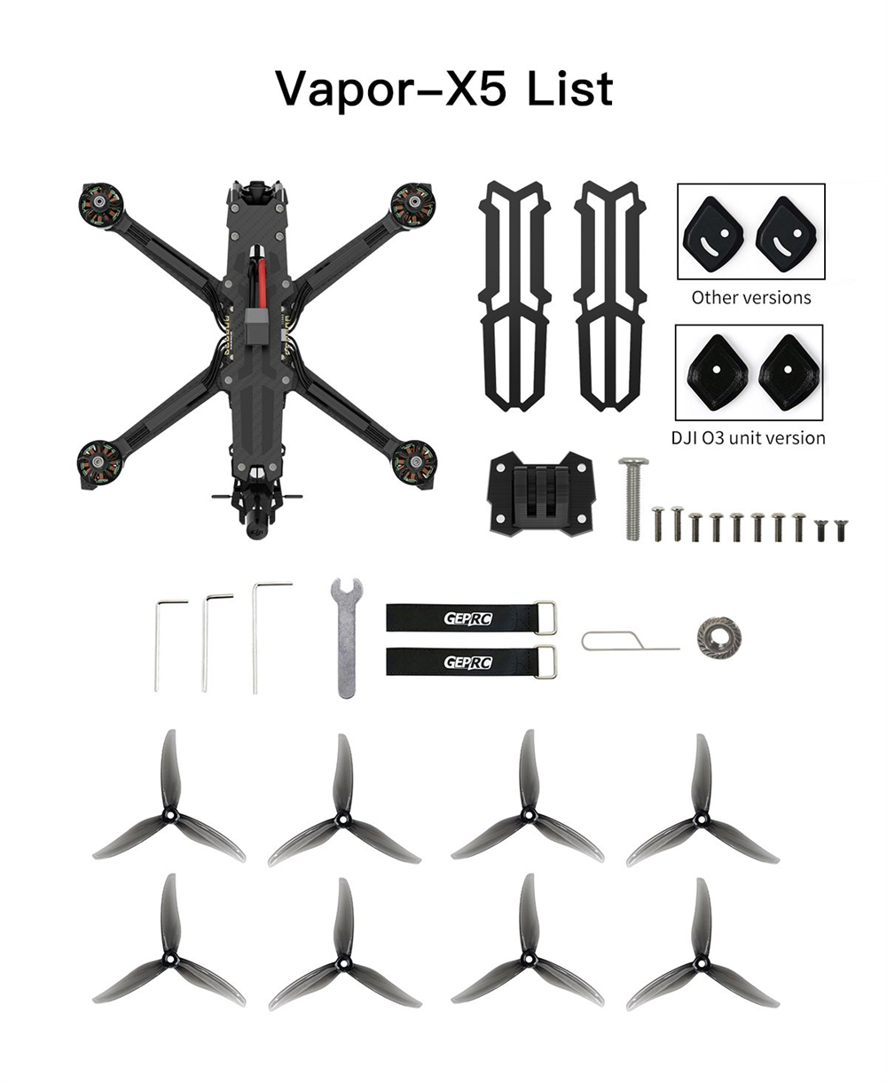 GEPRC-Vapor-X5-230mm-5-Zoll-6S-GPS-Freestyle-RC-FPV-Renndrohne-BNF-mit-DJI-O3-Digital-Air-Unit--Runc-2025149-15